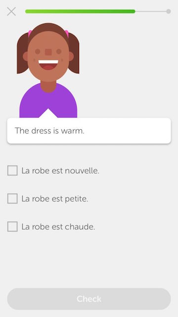 Illustration for article titled I'm Loving Updated Mobile Duolingo *edited*